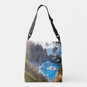 Hidden Beach Paradise Ocean Waves Crossbody Bag