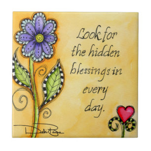 Hidden Blessings Ceramic Tile