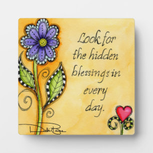 Hidden Blessings Plaque