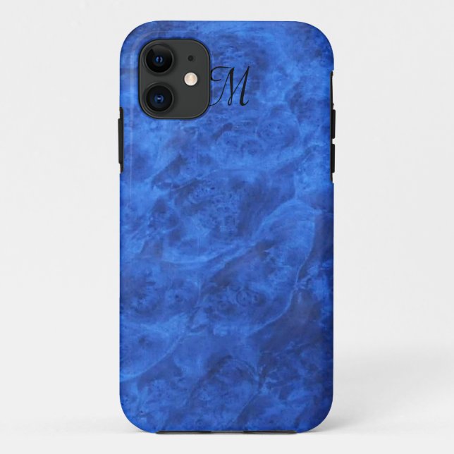 Hidden Canines in Blue Walnut iPhone 5 case (Back)