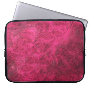 Hidden Canines/Ruby Walnut Burl Laptop Sleeve