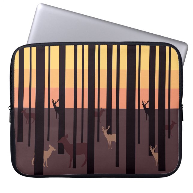 Hidden Dears Neoprene Laptop Sleeve (Front)