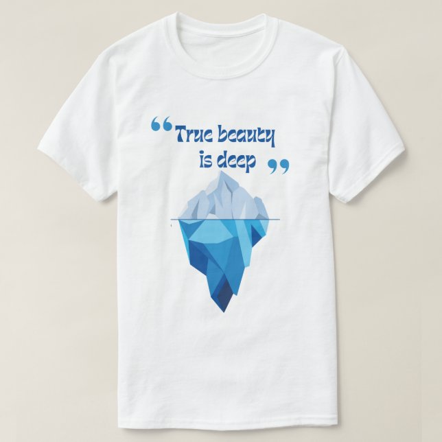 Hidden Depths - Iceberg Men's T-Shir T-Shirt (Design Front)