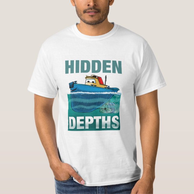Hidden Depths Tugboat T-Shirt (Front)
