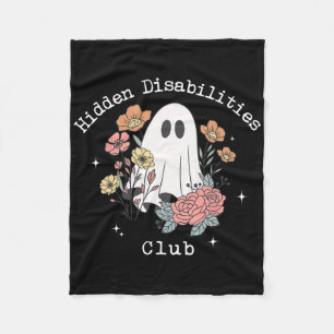 Hidden Disability Invisible Disability Autism Awar Fleece Blanket