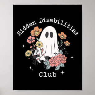 Hidden Disability Invisible Disability Autism Awar Poster