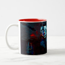 Hidden Face - Abstract Coffee Mug