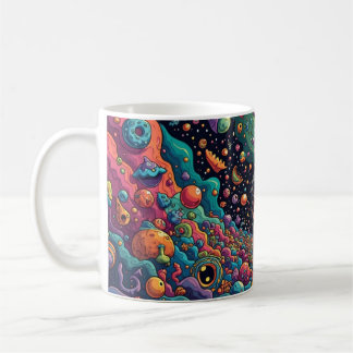 Hidden Faces, Vibrant Places Coffee Mug