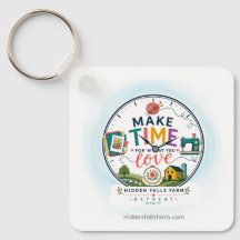 Hidden Falls Farm Keychain