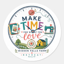 Hidden Falls Farm Sticker