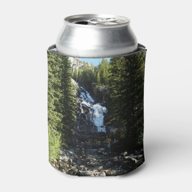 Hidden Falls in Grand Teton National Park Can Cooler (Can Front)