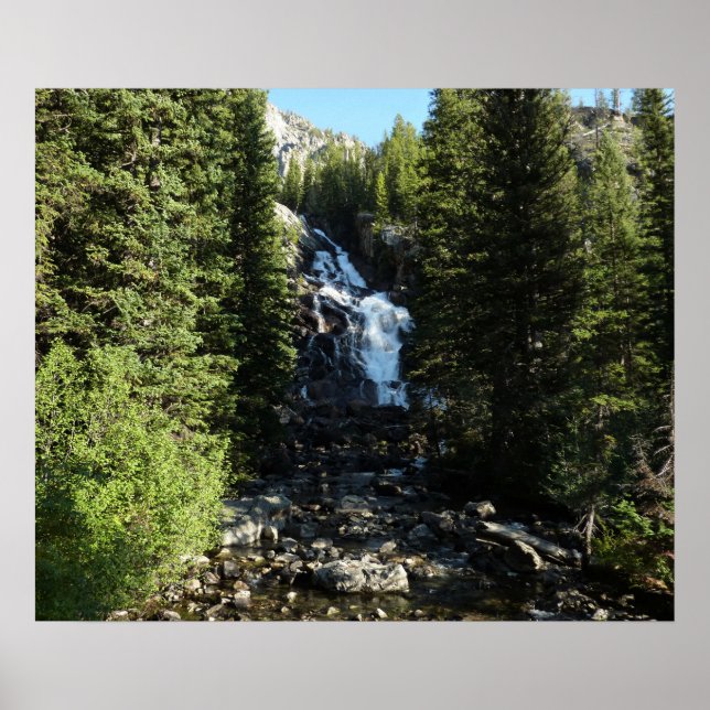 Hidden Falls in Grand Teton National Park Poster (Front)