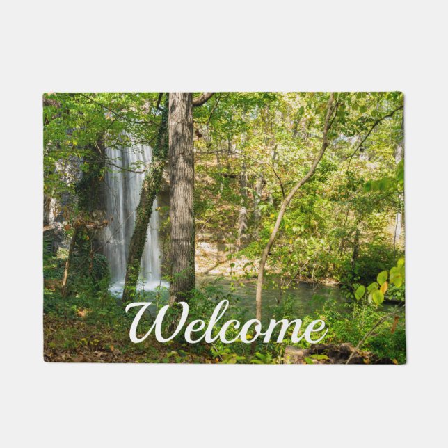 Hidden Falls Welcome Doormat (Front)