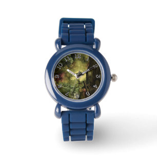 Hidden Forest - Bezel with Black Numbers Watch