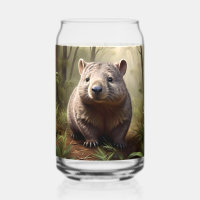 "Hidden in the Bush: An Aussie Wombat in the Wild"