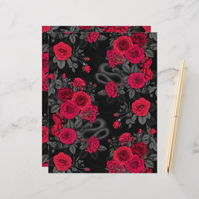 Hidden in the roses (Front/Back In Situ)