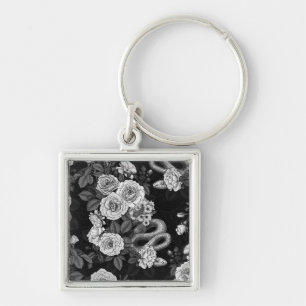 Hidden in the roses 3 key ring