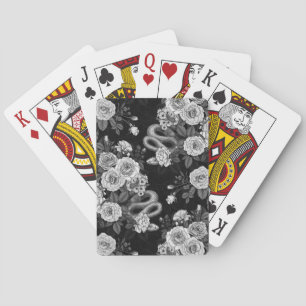Hidden in the roses 3 playing cards