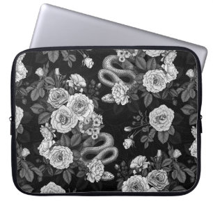 Hidden in the roses laptop sleeve