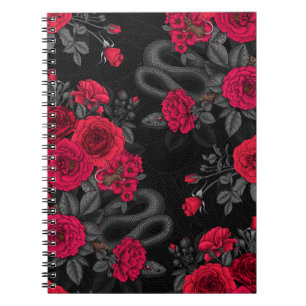 Hidden in the roses notebook