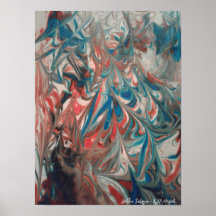Hidden Intrigue Swirling Abstract Painting