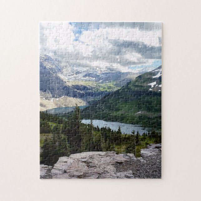 Hidden Lake Overlook Glacier National Park Montana Jigsaw Puzzle (Vertical)