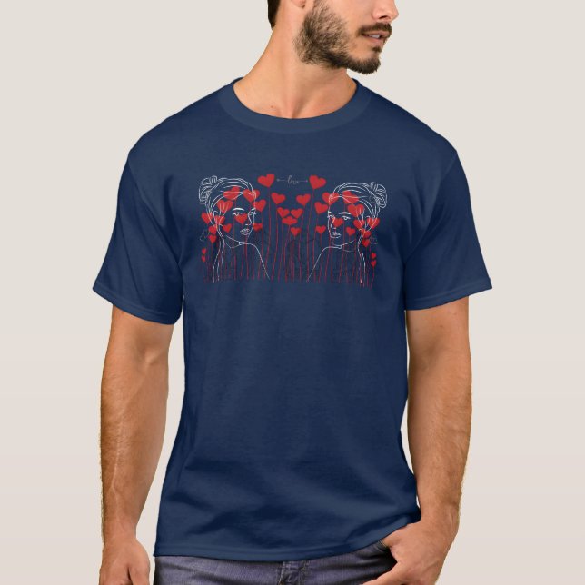 hidden love funny T-Shirt (Front)
