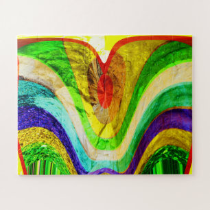 Hidden love gem art jigsaw puzzle