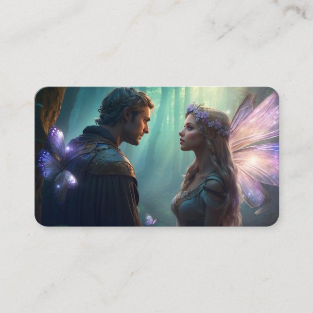 Hidden Lovers of the Forest Grove Bookmark Business Card (Front)