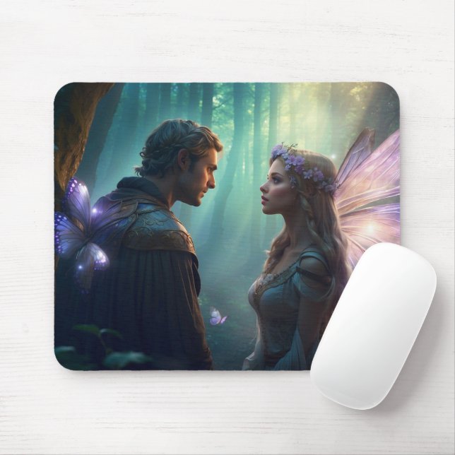 Hidden Lovers of the Forest Grove Mouse Pad (With Mouse)