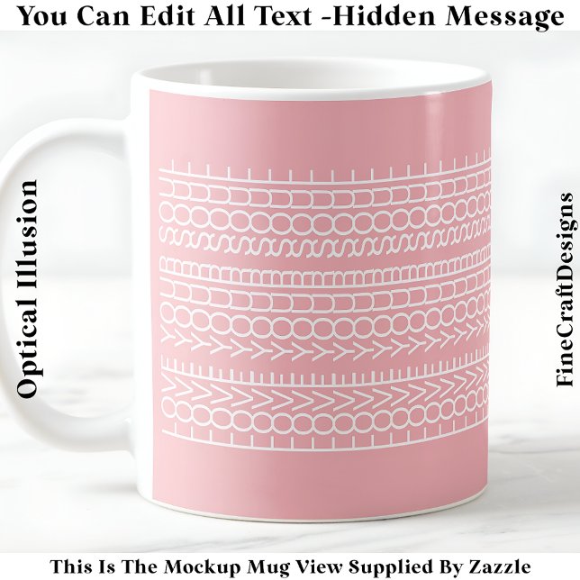 Hidden Message Love Your Soul, Custom 109P Quote Coffee Mug (Creator Uploaded)