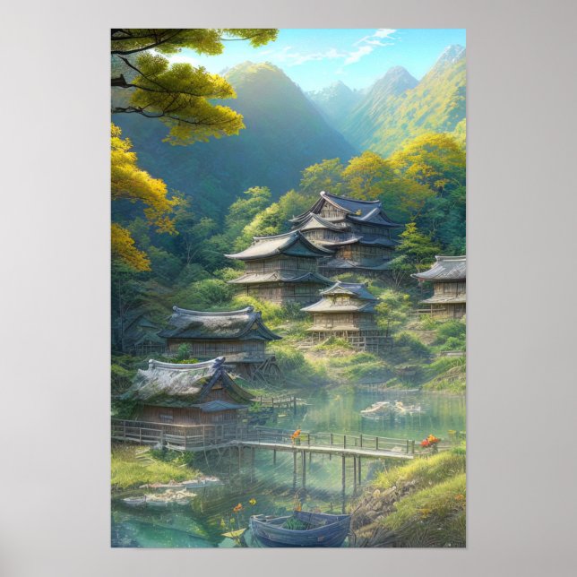 Hidden Mountain Village Poster (Front)
