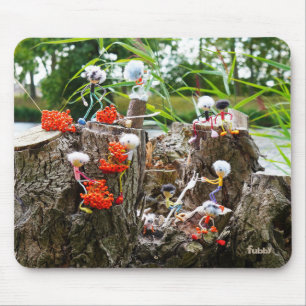 Hidden object image of Fubby activity berry fight. Mouse Pad