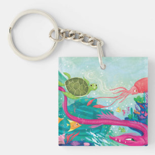 Hidden Ocean Treasures Key Ring