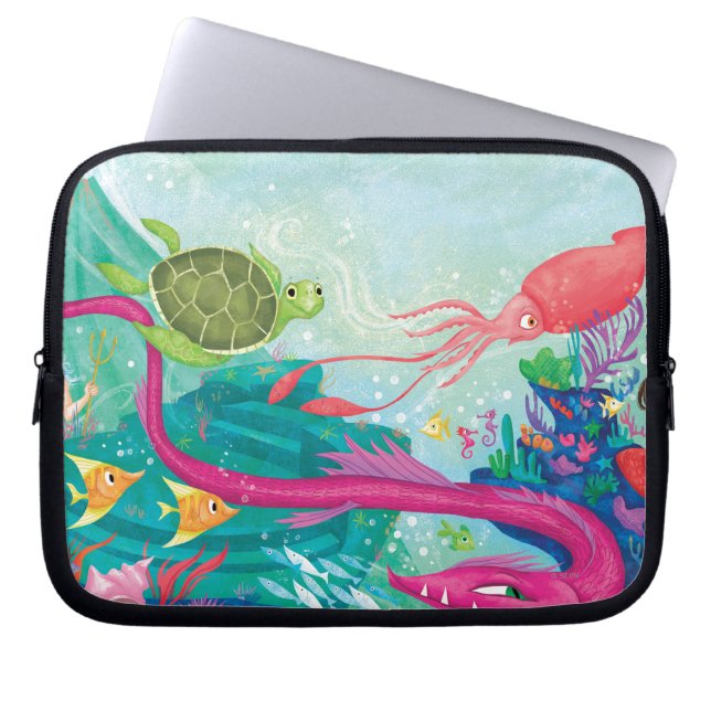Hidden Ocean Treasures Laptop Sleeve (Front)