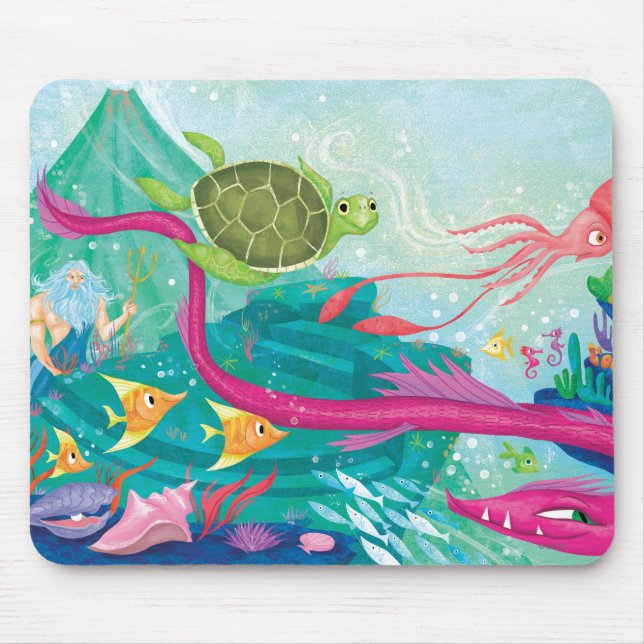 Hidden Ocean Treasures Mouse Pad (Front)