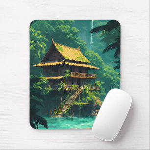 Hidden Rumah in the Rainforest Mouse Pad