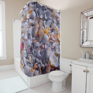 Hidden Sea Shell Colours Shower Curtain
