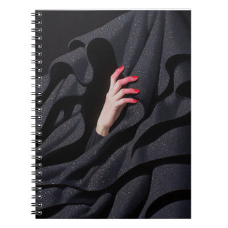 Hidden Starry Night Hijab Hand Illustration Notebook