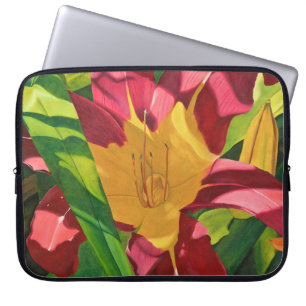Hidden Tiger Floral Collection Laptop Sleeve