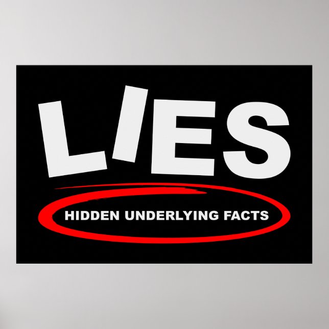 Hidden Underlying Facts Poster (Front)