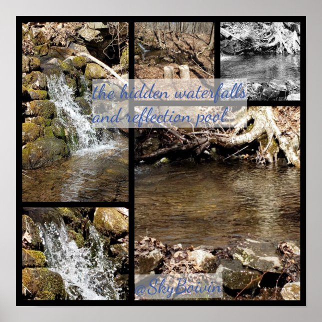 Hidden waterfalls poster (Front)