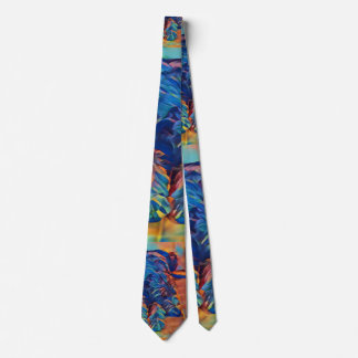 Hidden Wolfhound Colourful Tie