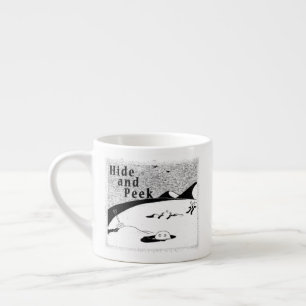 Hide and Peek Hole (transparent background) Espres Espresso Cup
