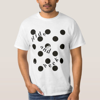 Hide and Peek in a Dot T-Shirt