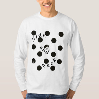 Hide and Peek in a Dot T-Shirt