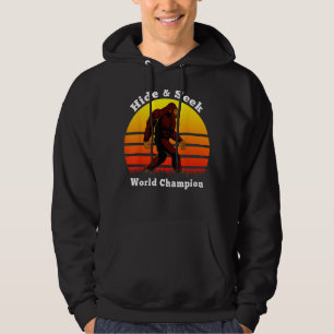 Hide and Seek Champion Bigfoot Cryptozoology Hoodie