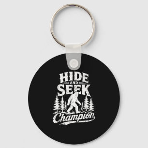 Hide and seek champion bigfoot sasquatch vintage key ring