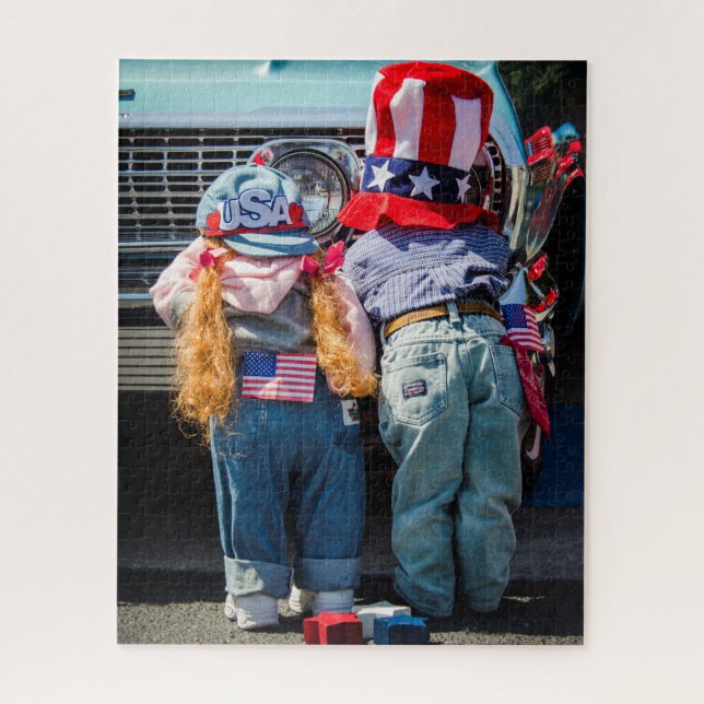 Hide and Seek Dolls Jigsaw Puzzle (Vertical)