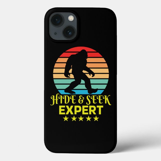 Hide And Seek Expert Bigfoot Funny Case-Mate iPhone Case (Back)